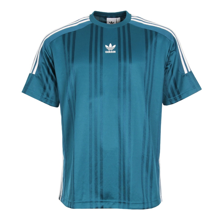 Photo: Jacquard Jersey T-Shirt - Teal