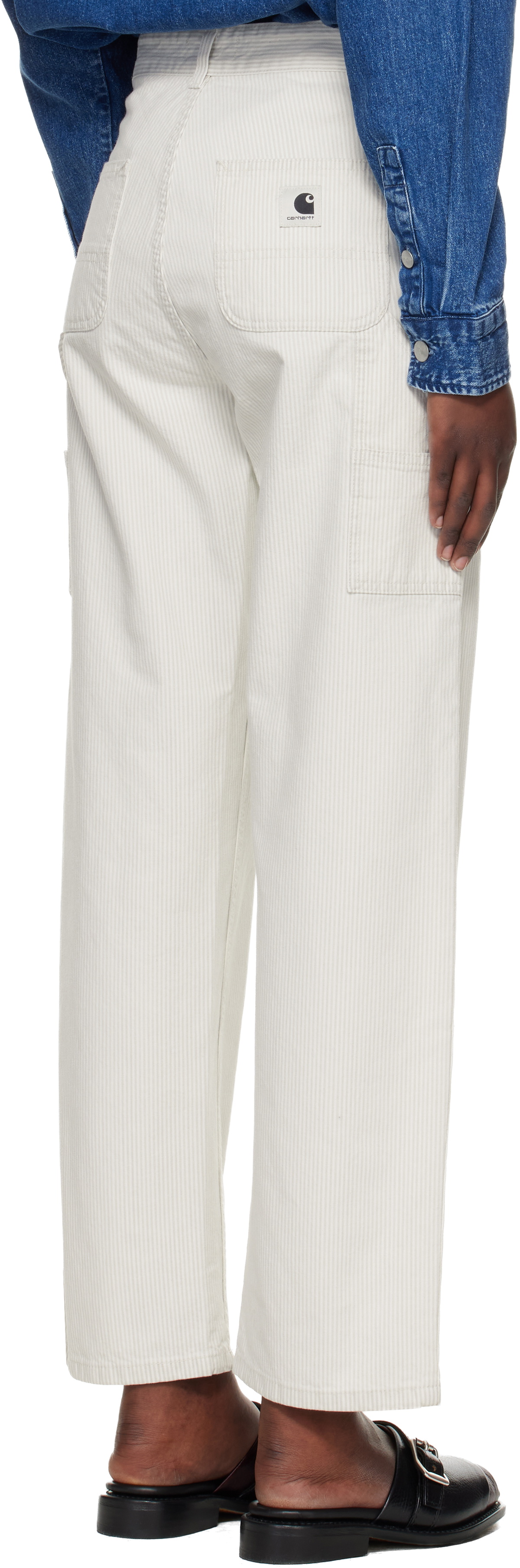 Carhartt Work In Progress Off-White Mercer Stripe Jeans