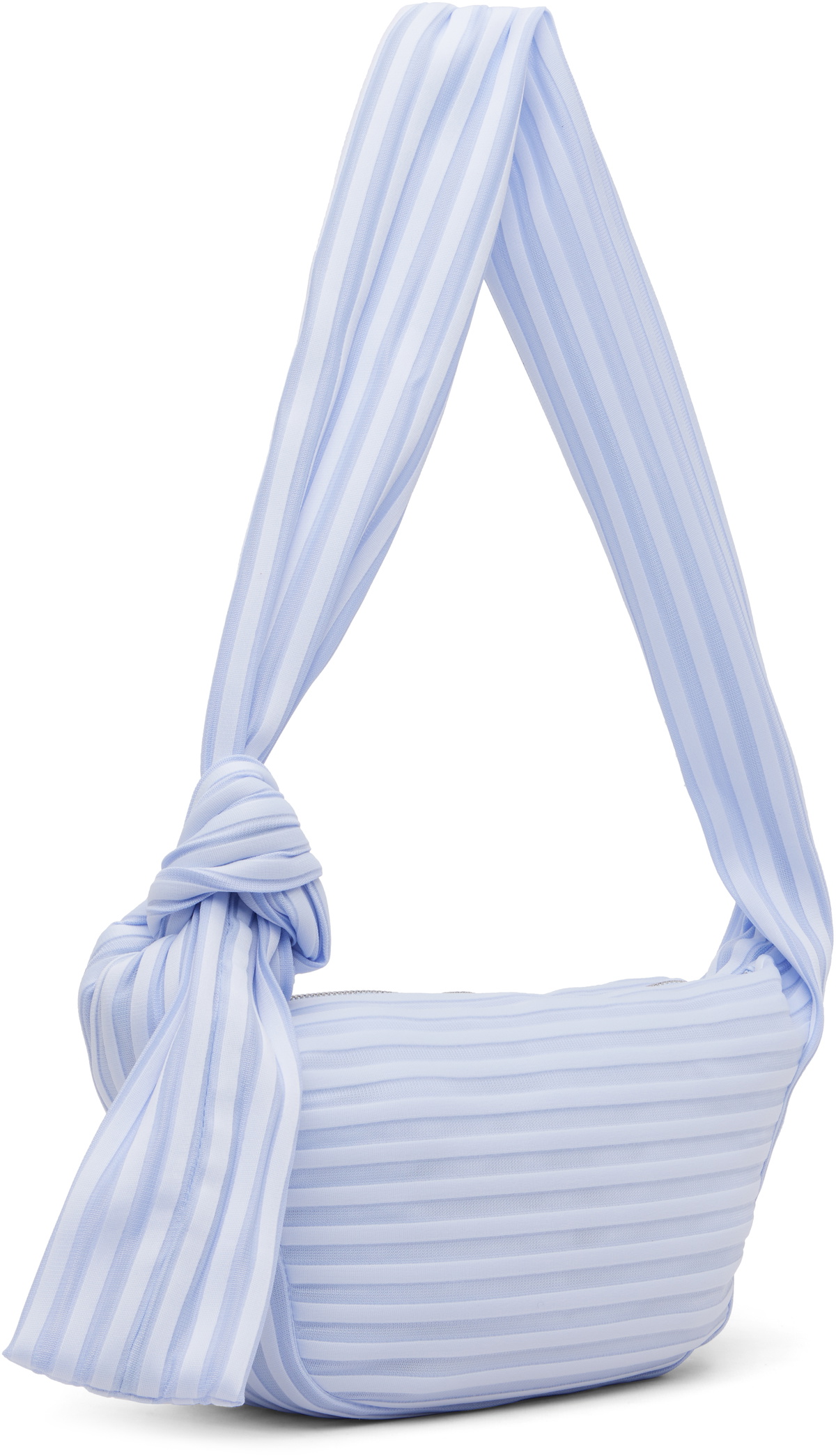 ISSEY MIYAKE Blue June Linear Knit 56 Bag
