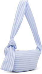 ISSEY MIYAKE Blue June Linear Knit 56 Bag