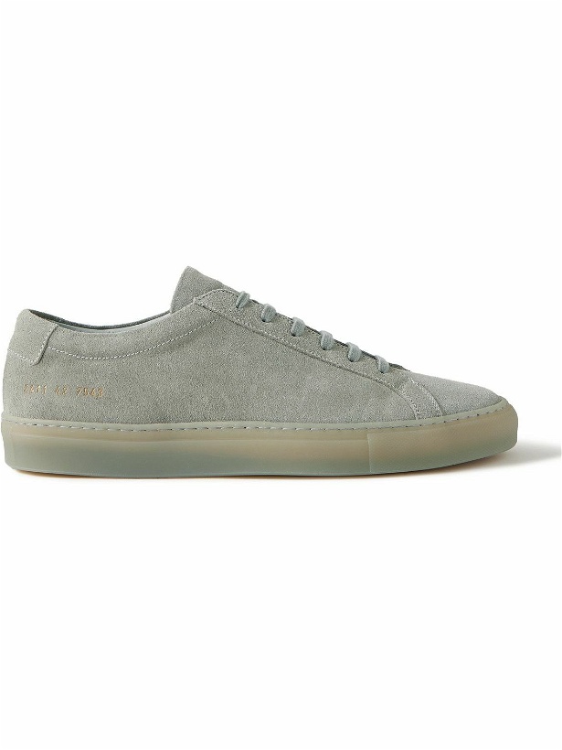 Photo: Common Projects - Original Achilles Suede Sneakers - Gray