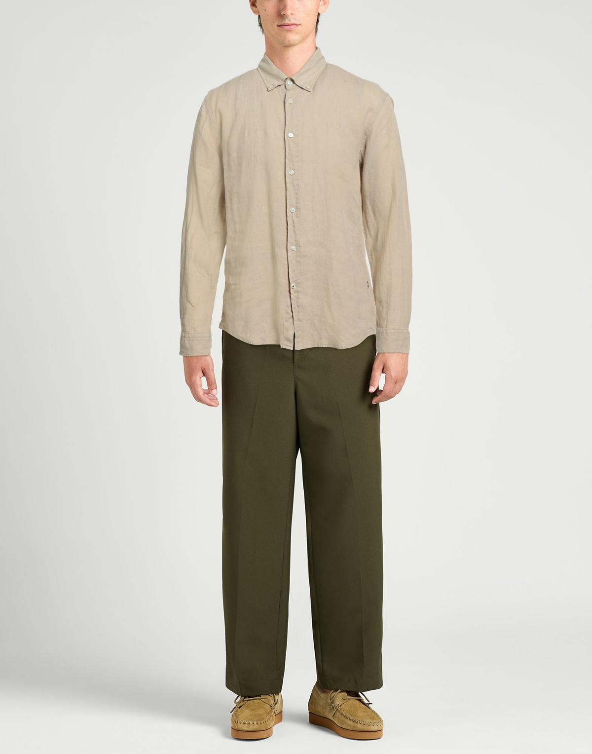 Boss Mens Shirt in Beige