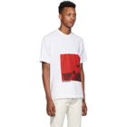 Dsquared2 White Printed Slouch Fit T-Shirt