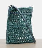 Tod's EBL Mini raffia-effect bucket bag