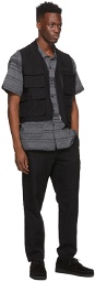 4SDESIGNS Black Bouclé Activity Vest