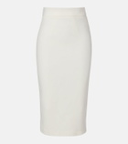Safiyaa Hokuku crêpe pencil skirt