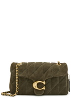 Coach Tabby 26 Quilted Suede Shoulder bag - Olive - One Size