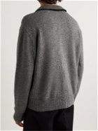 Mr P. - Virgin Wool-Blend Bouclé Blouson Jacket - Gray