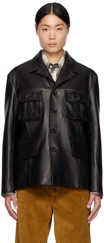 Photo: Paul Smith Black Commission Edition Leather Jacket