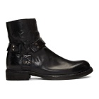 Officine Creative Black Ikon 055 Boots