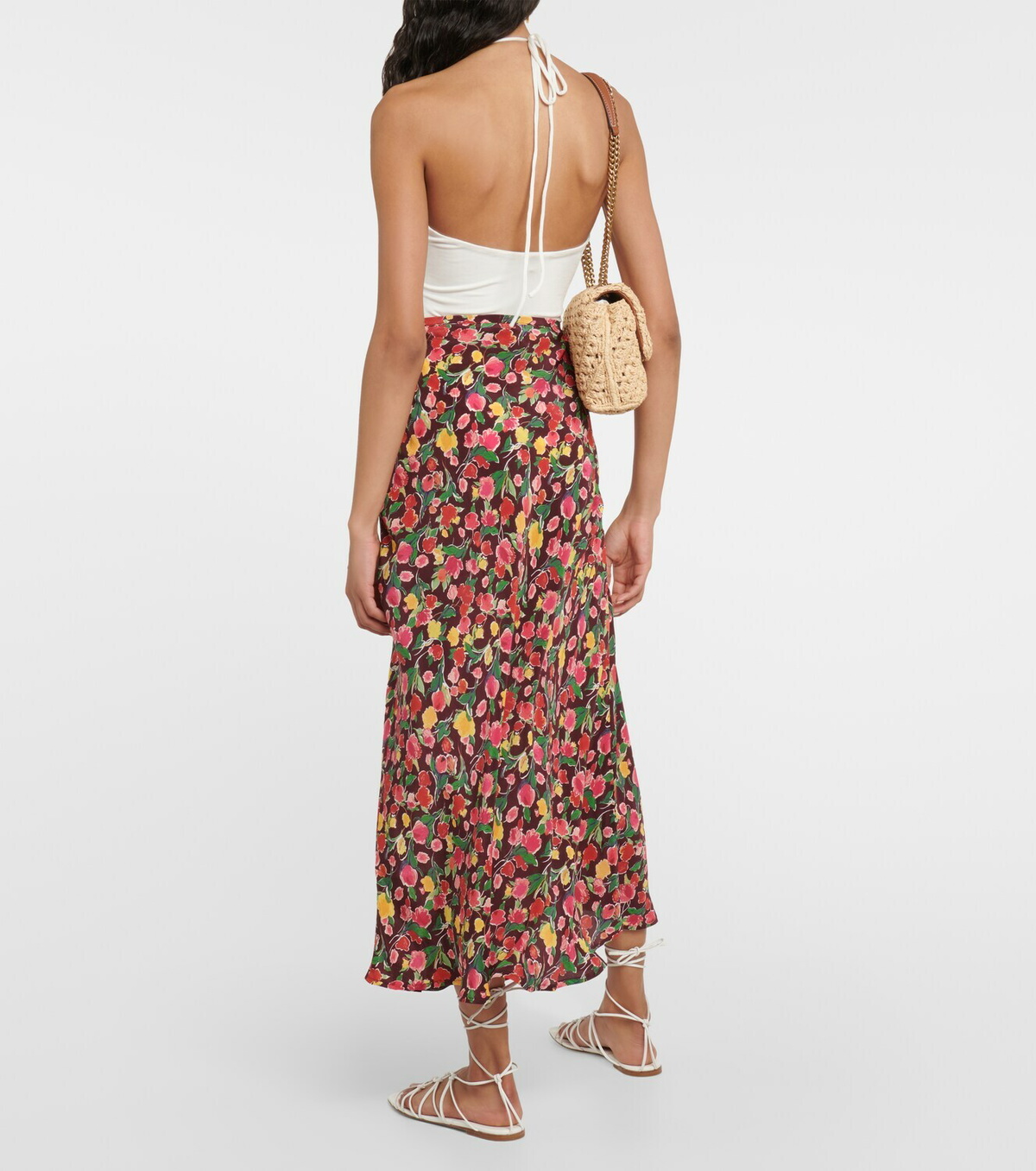 Rixo Kelly floral midi skirt Rixo