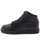 Air Jordan Men's 1 Mid BG Sneakers in Black