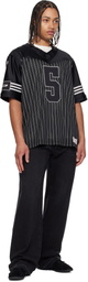 Y-3 Black Garret Wilson Football Short Sleeve Jersey