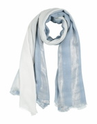 Peserico Womens Scarf Light in Blue