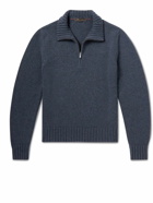 Loro Piana - Cashmere Half-Zip Sweater - Blue