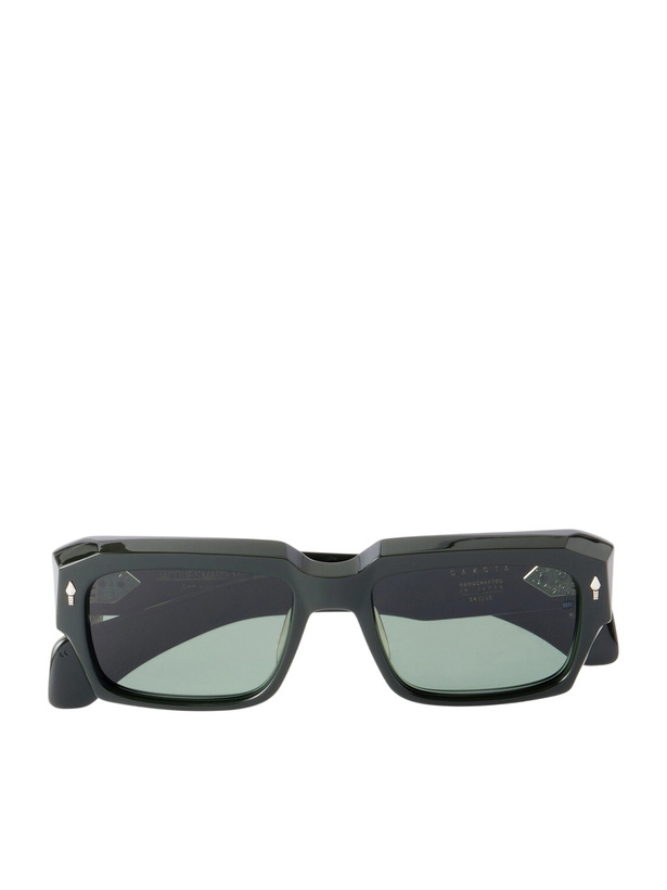 Photo: Jacques Marie Mage - Dakota Rectangular-Frame Acetate Sunglasses