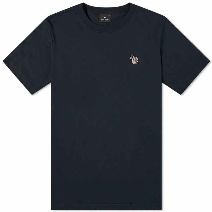 Photo: Paul Smith Men's Zebra Logo T-Shirt in Navy