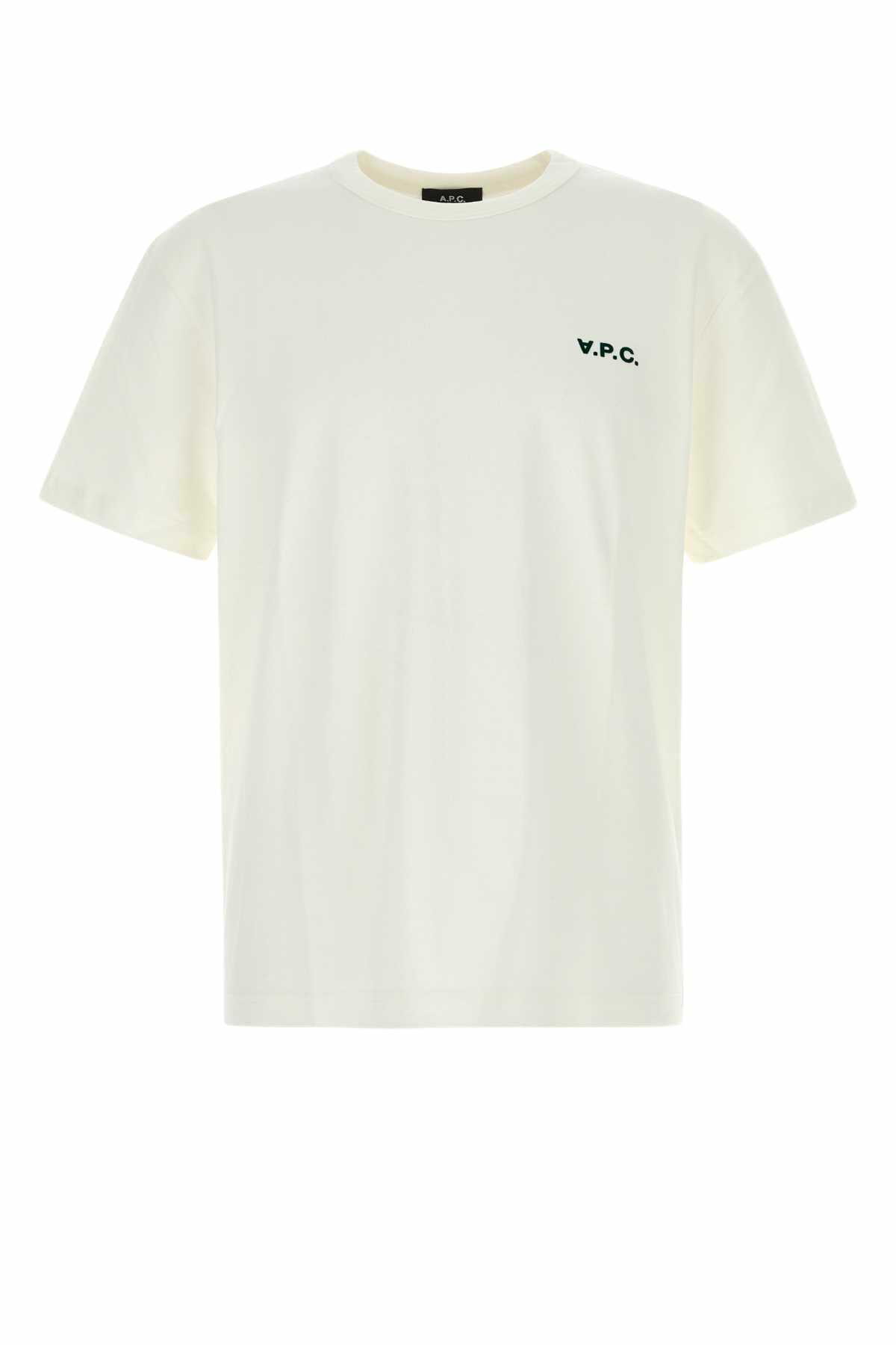 【人気商品!】A.P.C. オフホワイト Souvenir Tシャツ A.P.C. Off-White 'Souvenirs' T-Shirt A.P.C.