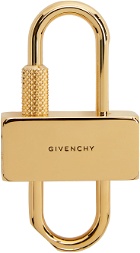 Givenchy Gold U Padlock Keychain