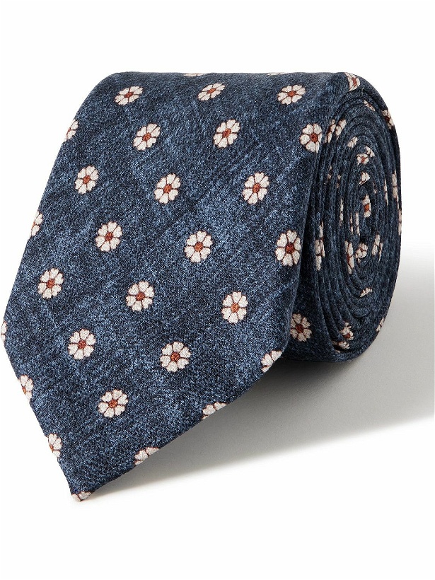 Photo: Favourbrook - Osterley 8cm Floral-Print Silk Tie