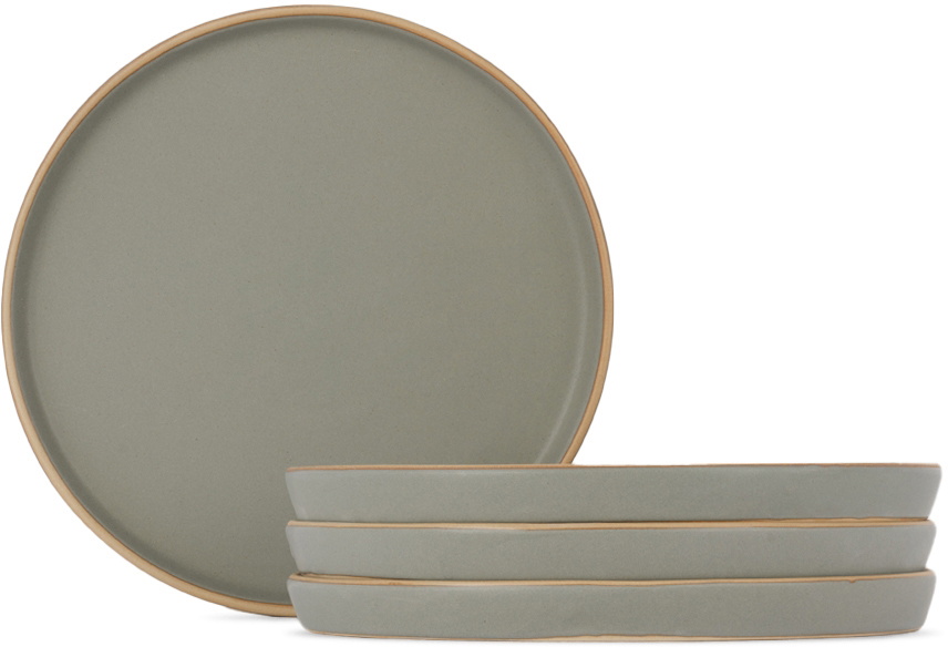 Lineage Ceramics Gray Side Plate, 4 pcs