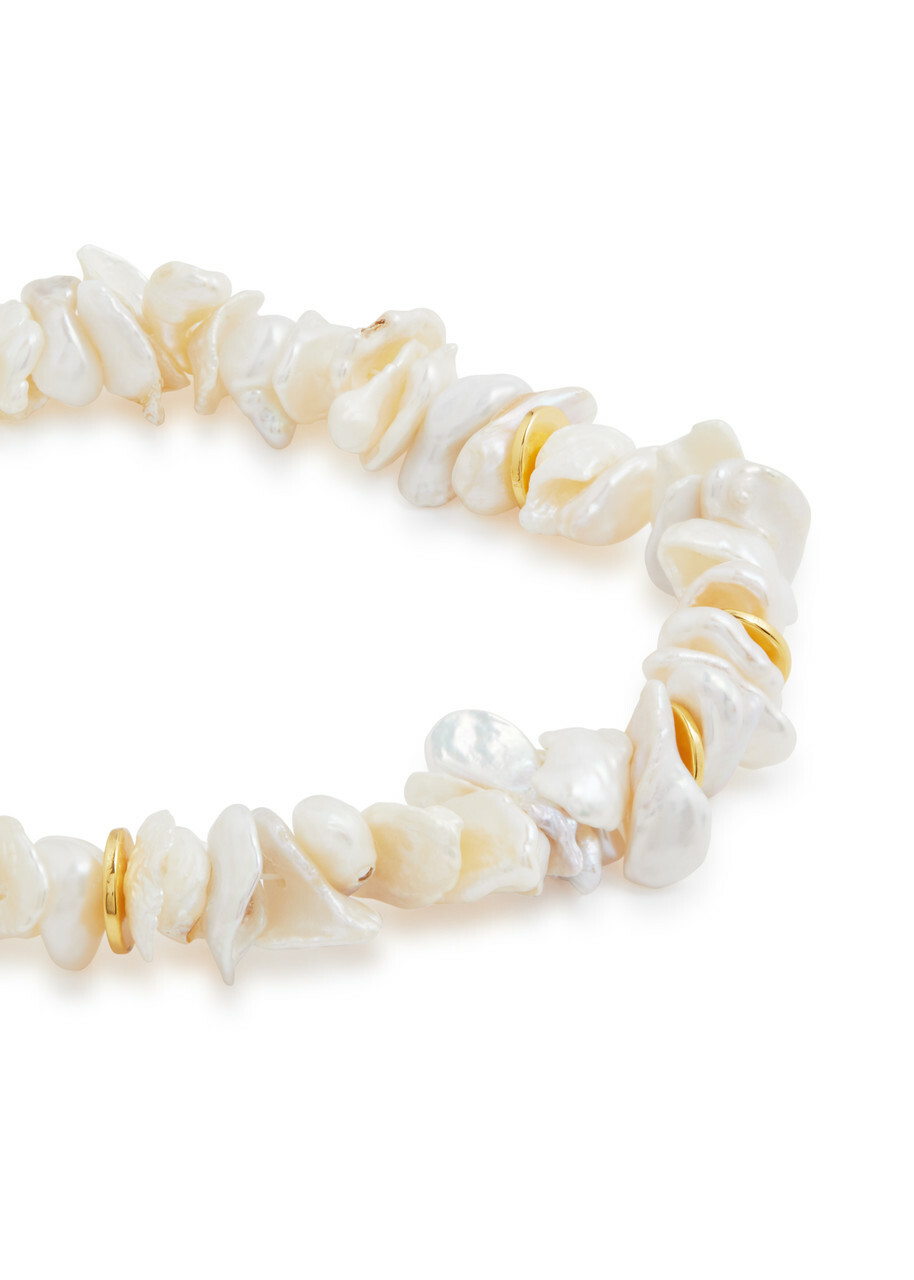 Anni LU Pearl Power 24kt Gold-plated Bracelet - One Size