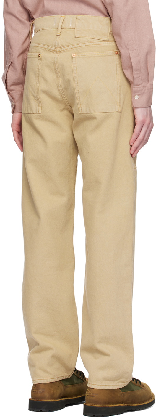 CARSON WACH Beige 'The Original 333' Jeans