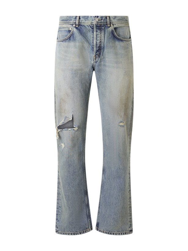 Photo: Enfants Riches Déprimés - Flared Distressed Jeans - Blue