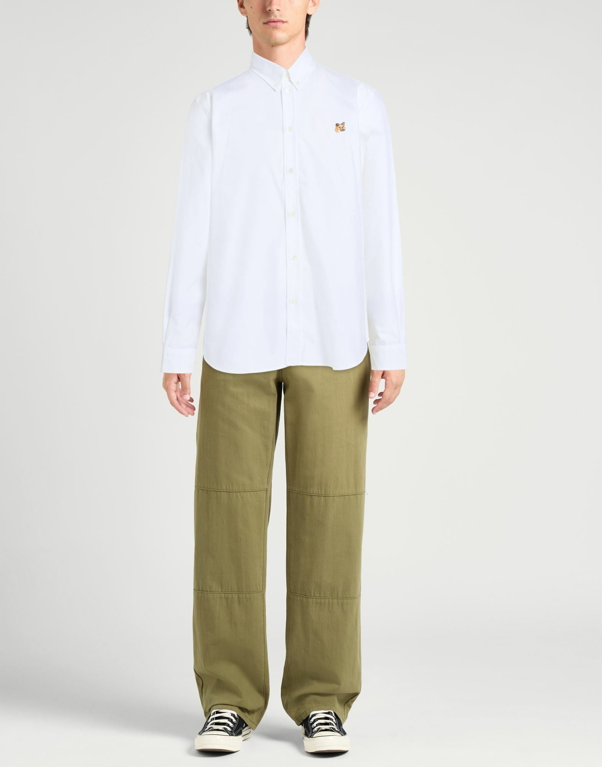Maison Kitsuné Mens Shirt in White