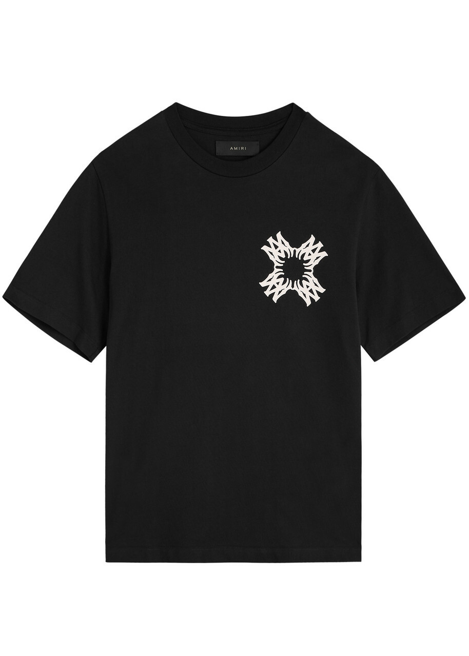 AMIRI MA クアッド XO Tシャツ ブラック モダンなデザインが魅力 Amiri MA Quad Printed Cotton T-shirt Black Amiri