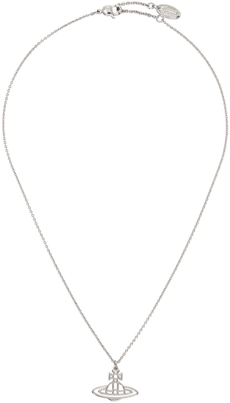Photo: Vivienne Westwood Silver Flat Orb Pendant Necklace