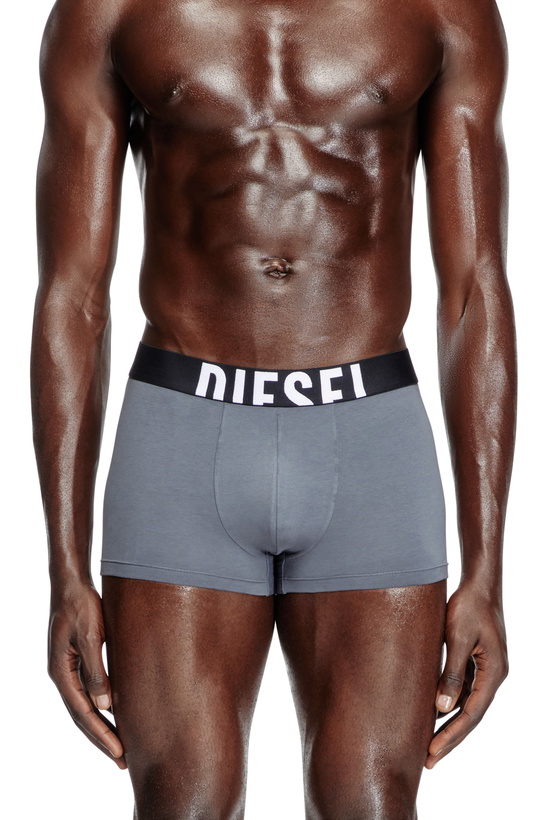 Photo: Diesel Three-pack boxer briefs in stretch cotton - Trunks Mens in Multicolor