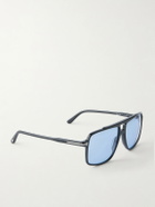 TOM FORD - Kemp Aviator-Style Acetate Sunglasses