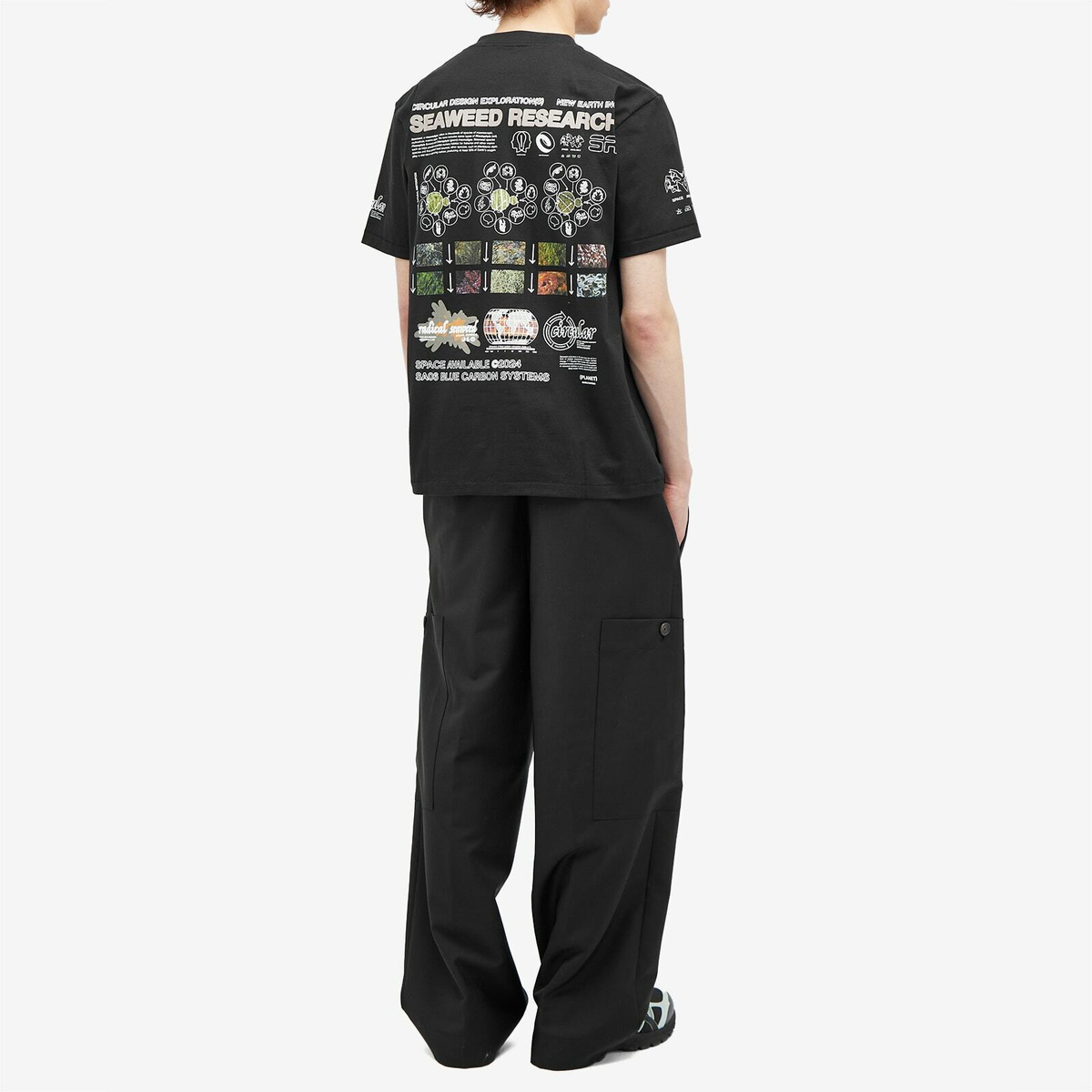 Space Available Men's Seaweed Research T-Shirt in Black
