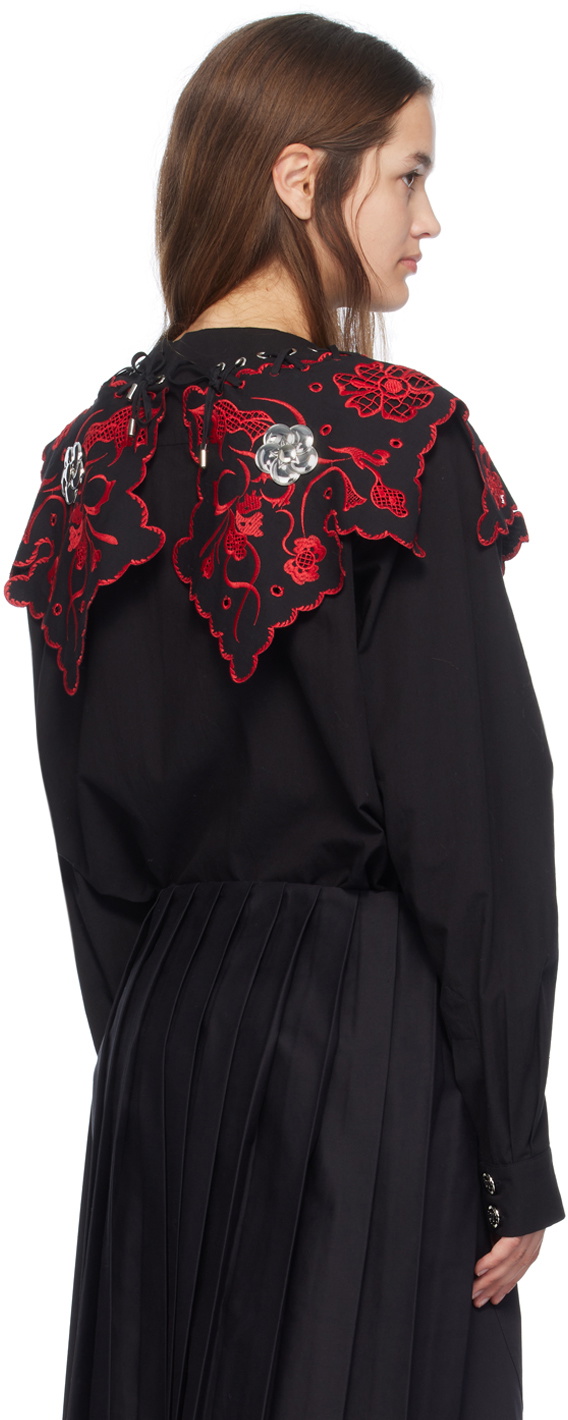 Chopova Lowena Black Marlin Shirt