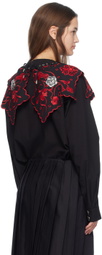 Chopova Lowena Black Marlin Shirt