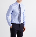 Hugo Boss - Isko Slim-Fit Houndstooth Cotton Shirt - Blue