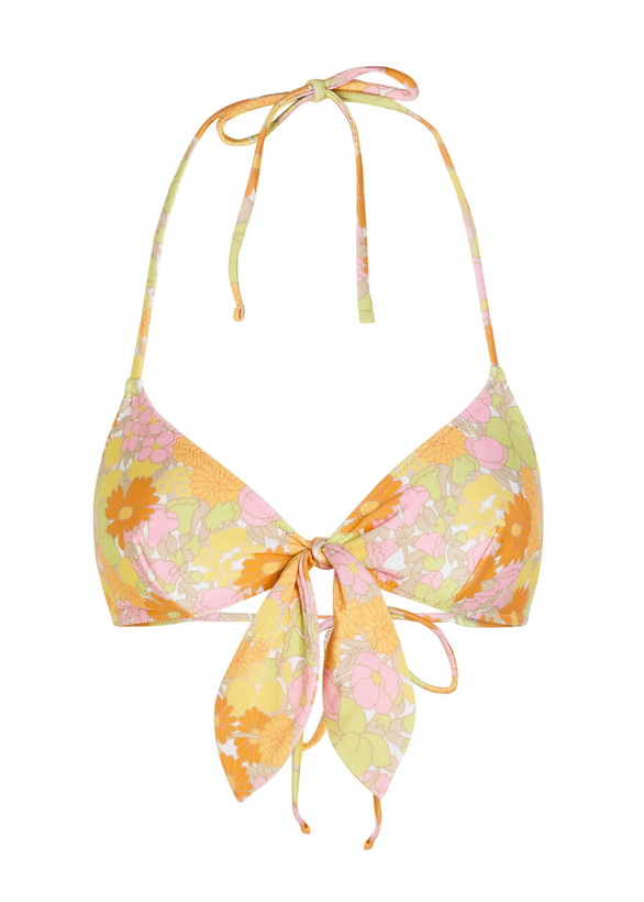 Photo: Chloe Floral-print Halterneck Bikini top Multicoloured