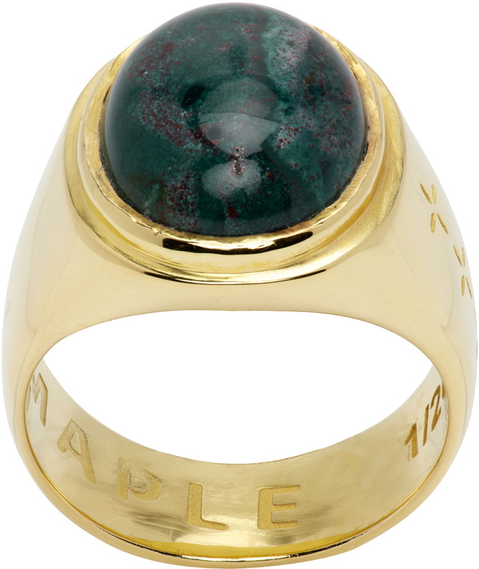 Photo: MAPLE Gold & Green Tommy Ring