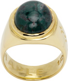 MAPLE Gold & Green Tommy Ring