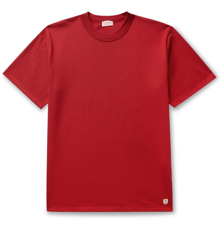 Photo: Armor Lux - Cotton-Jersey T-Shirt - Red