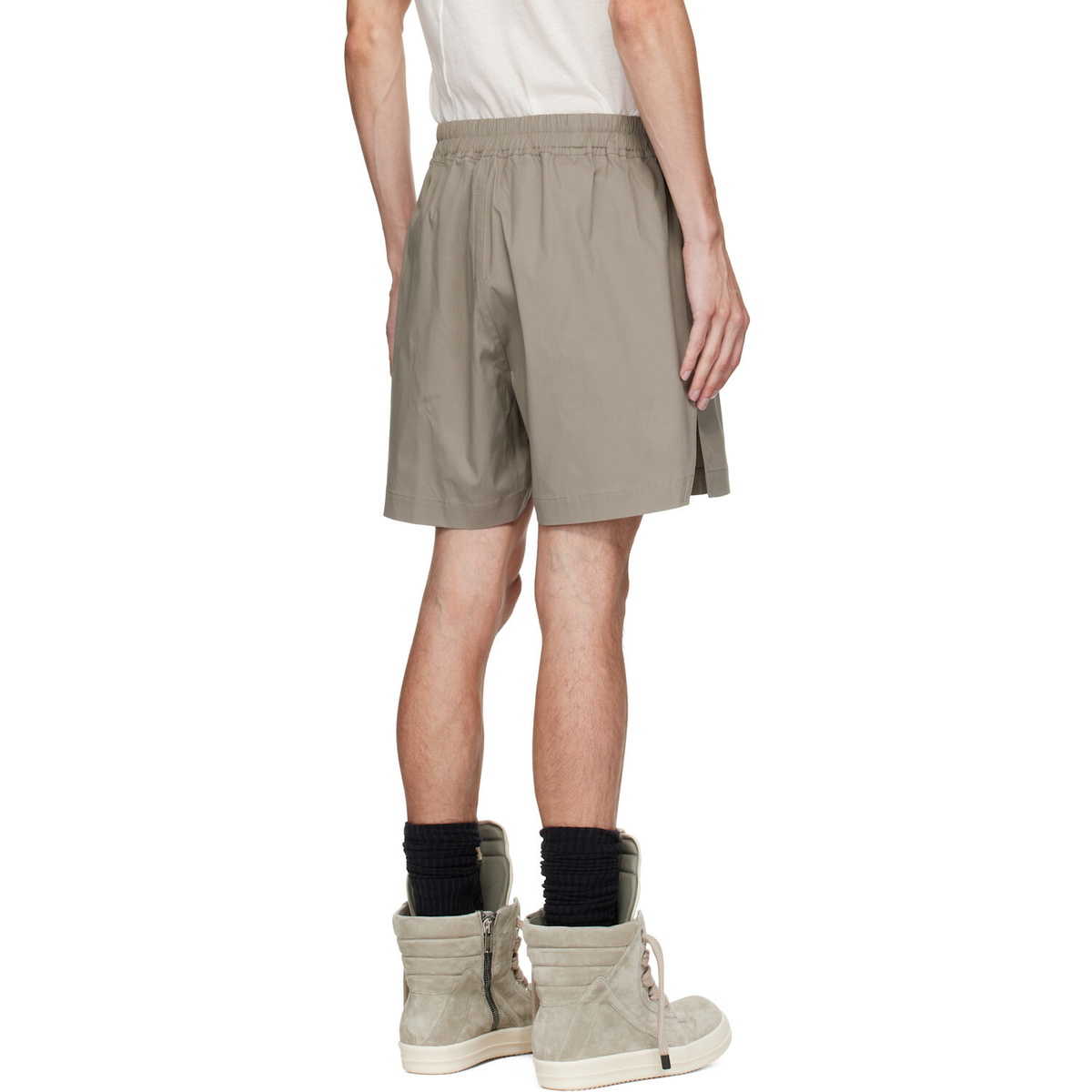 Rick Owens Taupe Tower Bela Boxers Shorts