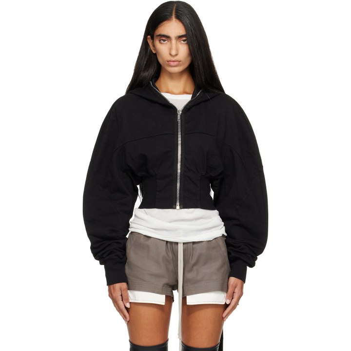 Photo: Rick Owens DRKSHDW Black Tower Collage Hoodie