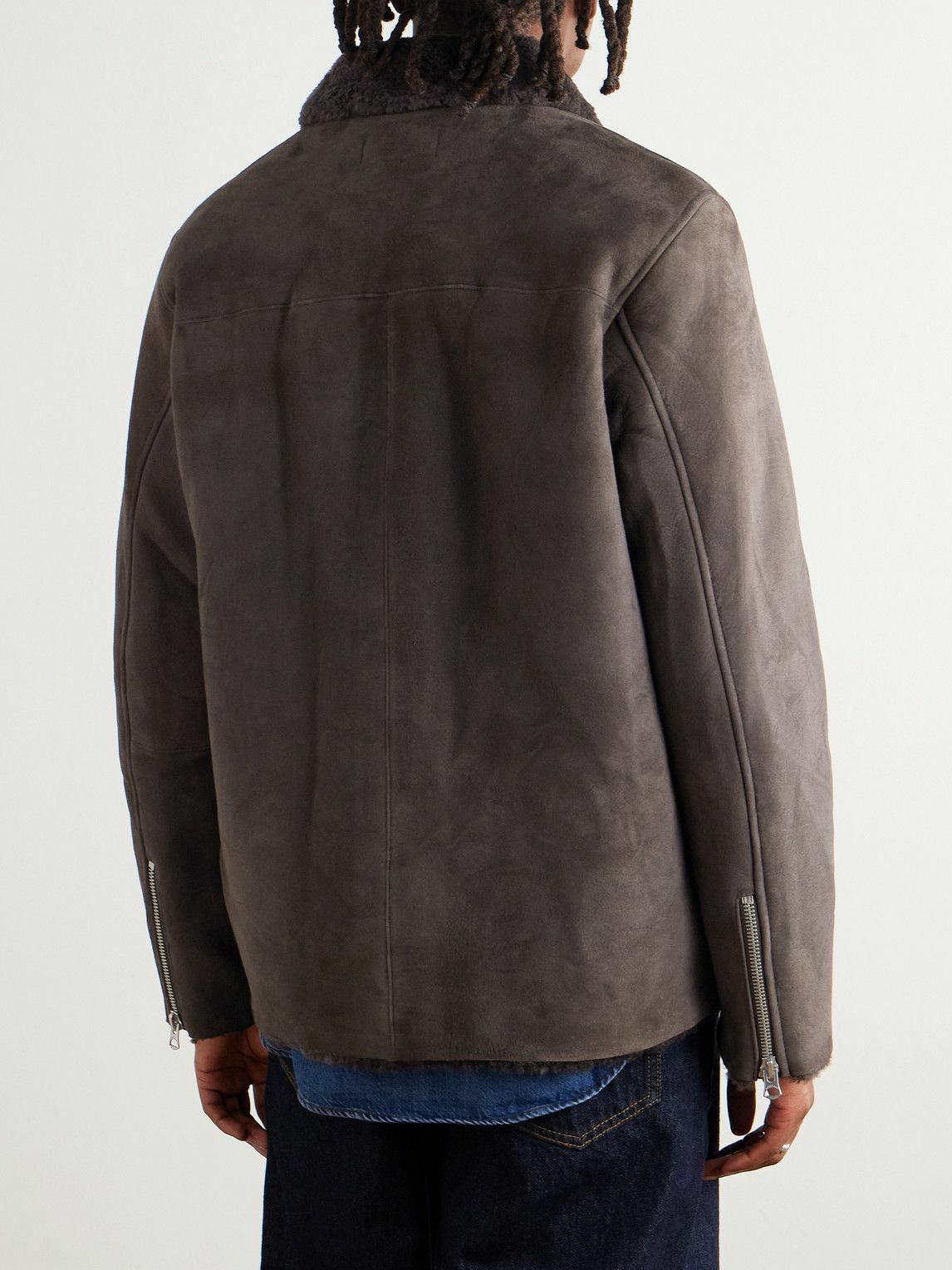 Rag & Bone - Trent Shearling Jacket - Brown