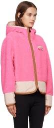 Moncler Grenoble Pink Zip-Up Hoodie