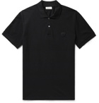 Alexander McQueen - Logo-Appliquéd Cotton-Piqué Polo Shirt - Black