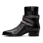 Amiri Black Moto Chain Boots