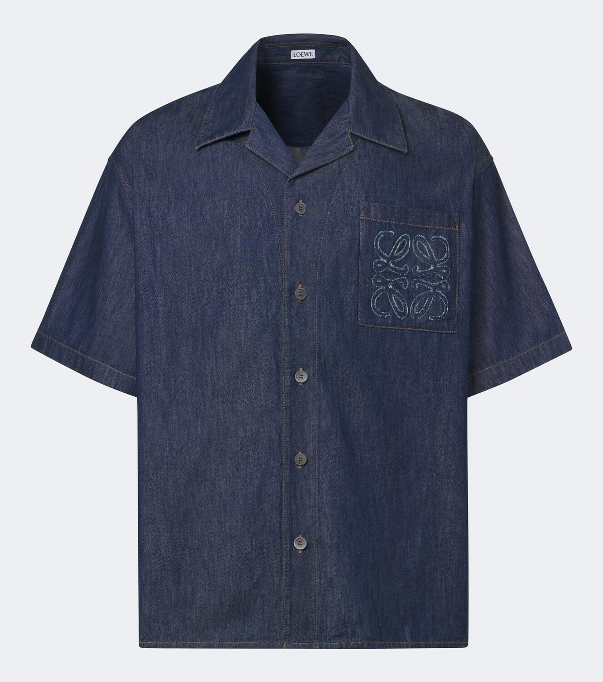 Loewe Anagram cotton chambray shirt