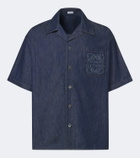 Loewe Anagram cotton chambray shirt