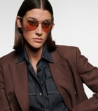 Brunello Cucinelli Timeless Reflection aviator sunglasses